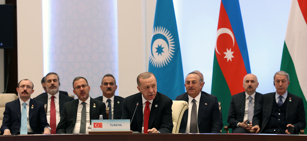 Cumhurbaşkanı Erdoğan, Türk Devletleri Teşkilatı Devlet ve Hükümet Başkanları 9. Zirvesi’nde konuştu